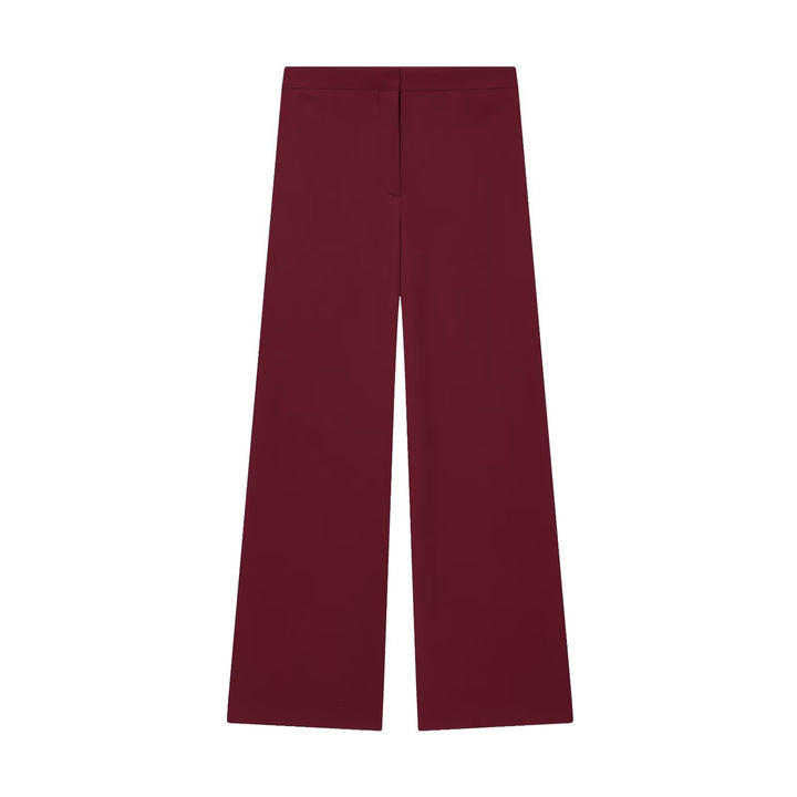Damen Zweiteiliges Wickelblazer- und Palazzo-Anzugset mit Ziergürtel Echo Archiv