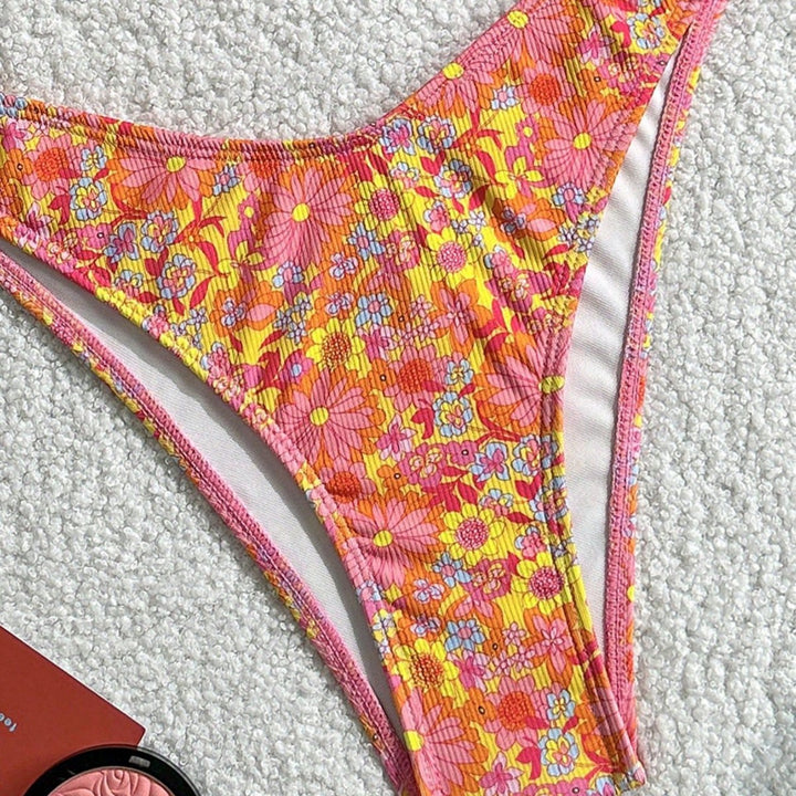 Damen Blumenmuster Bikini Echo Archiv