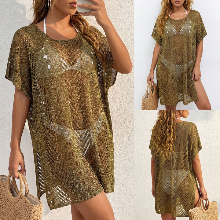 Damen eleganter häkelter Strandüberwurf Echo Archiv