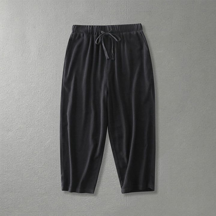 Damen Locker geschnittene Freizeit-Hose mit elastischem Bund und Tunnelzug Echoarchiv
