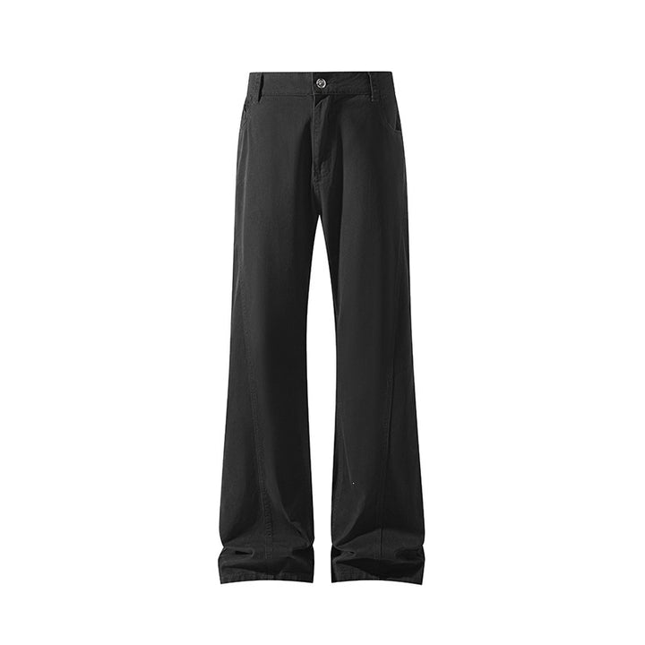 Herren Weit geschnittene Canvas-Hose mit extra weitem Bein und tiefem Schritt Echo Archiv
