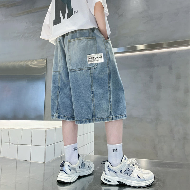 Unisex trendige Denim-Shorts mit praktischen Taschen Echo Archiv
