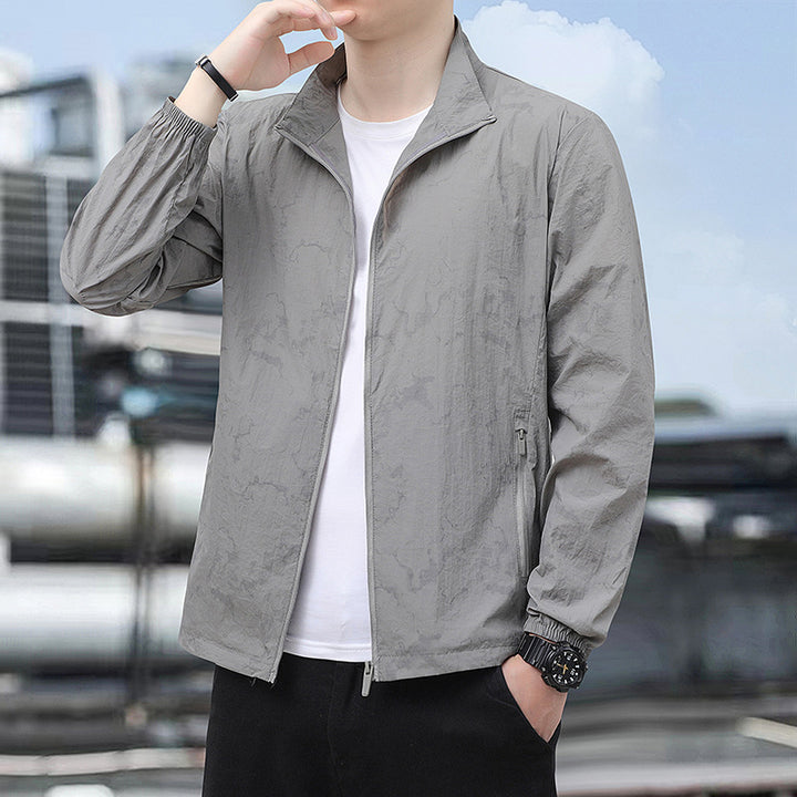 Herren Moderne Sportjacke Echo Archiv