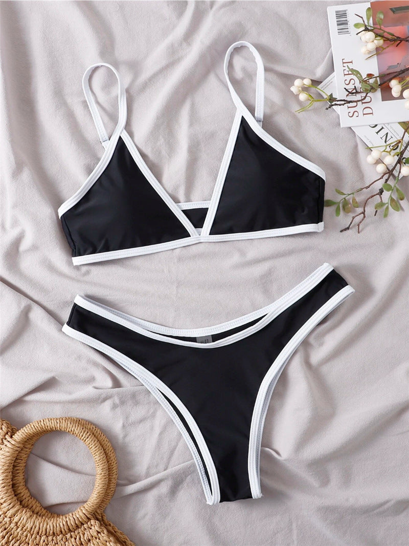 Damen Bikini-Set mit sportlichem Schnitt und trendigen Kontrastdetails Echo Archiv