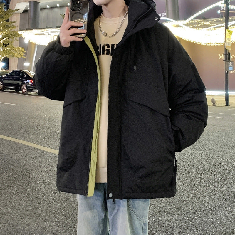 Herren Funktionsjacke mit verstellbarer Kapuze und zwei großen Taschen Echoarchiv