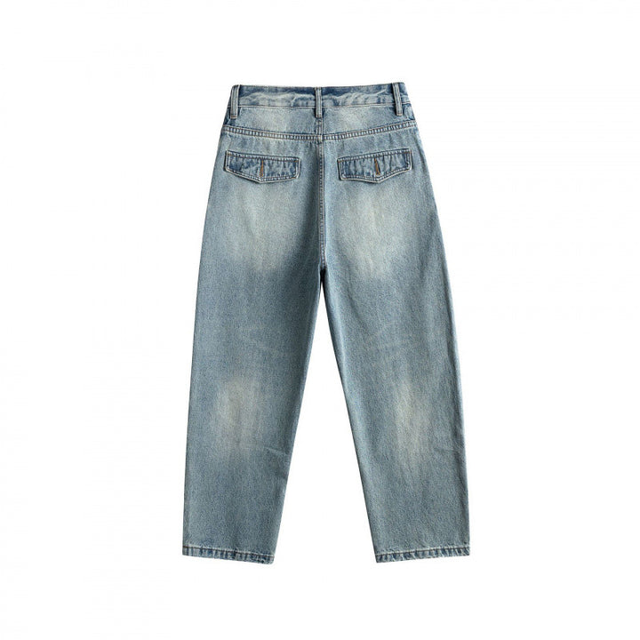 Damen Baggy-Jeans im Panel‑Design mit tiefem Bund und großen Schubtaschen Echo Archiv