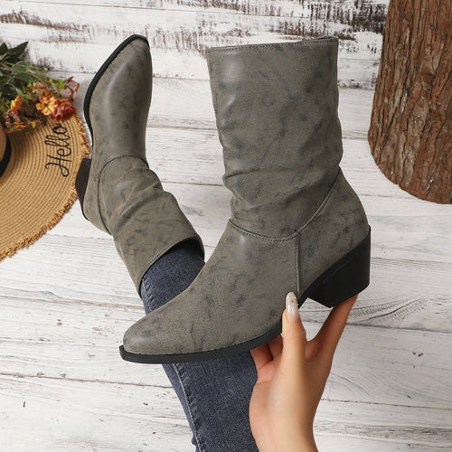 Damen Elegante Slouch-Stiefeletten Echo Archiv