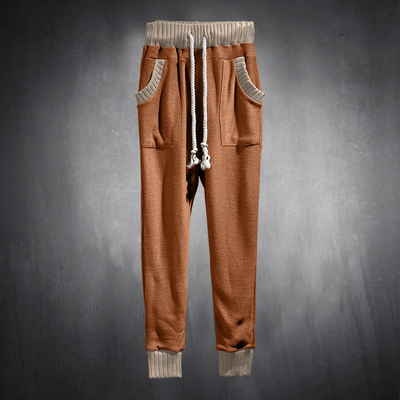 Herren Sportliche Jogginghose mit bequemen seitlichen Eingrifftaschen und elastischem Bund Echoarchiv