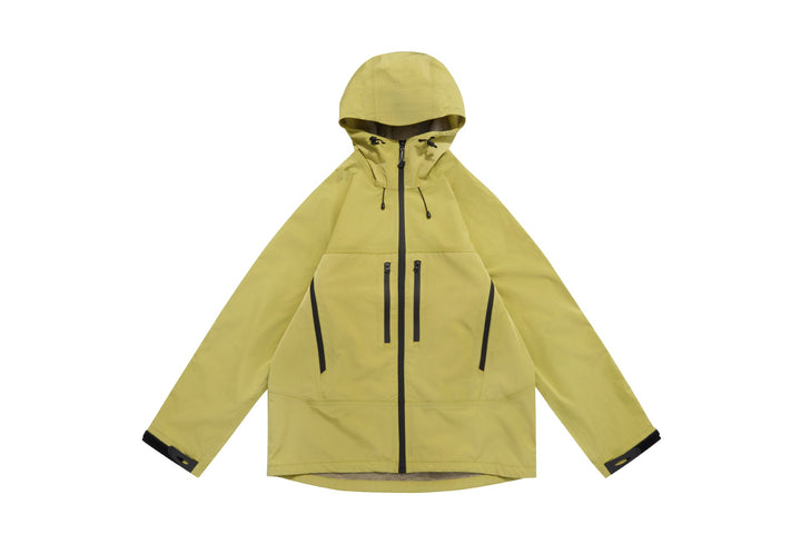 Unisex Technische Kapuzen-Outdoorjacke mit getapten Reißverschlüssen Echoarchiv