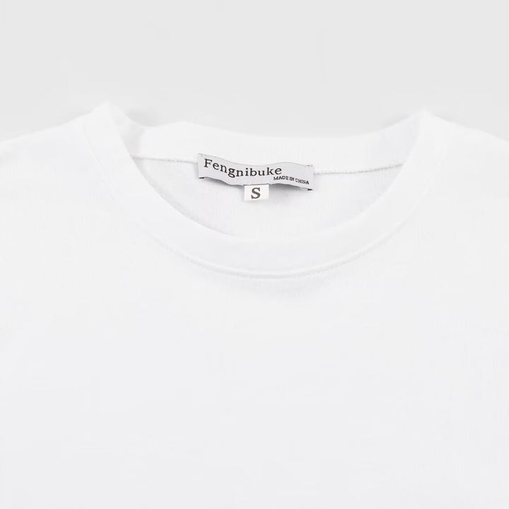 Damen T-Shirt mit elegantem Spitzenschnitt und zeitloser Schleifen-Applikation Echo Archiv