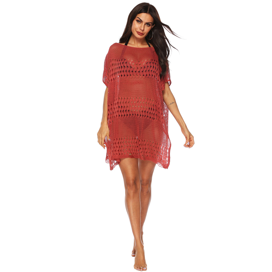Damen eleganter Strandsarong mit filigranem Häkelmuster Echo Archiv