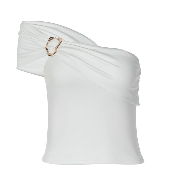 Damen Off-Shoulder Top mit elegantem Drapierungsdetail Echo Archiv