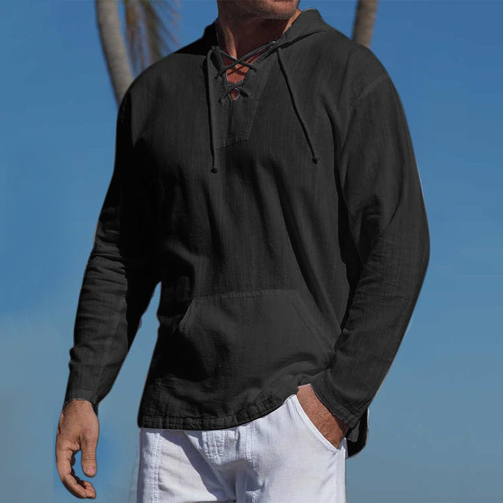 Herren lässiges Kapuzenshirt mit atmungsaktivem Material und modernem Schnitt Echoarchiv