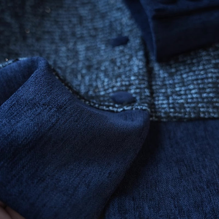 Damen Elegante Kurzjacke mit strukturiertem Gewebe Echoarchiv