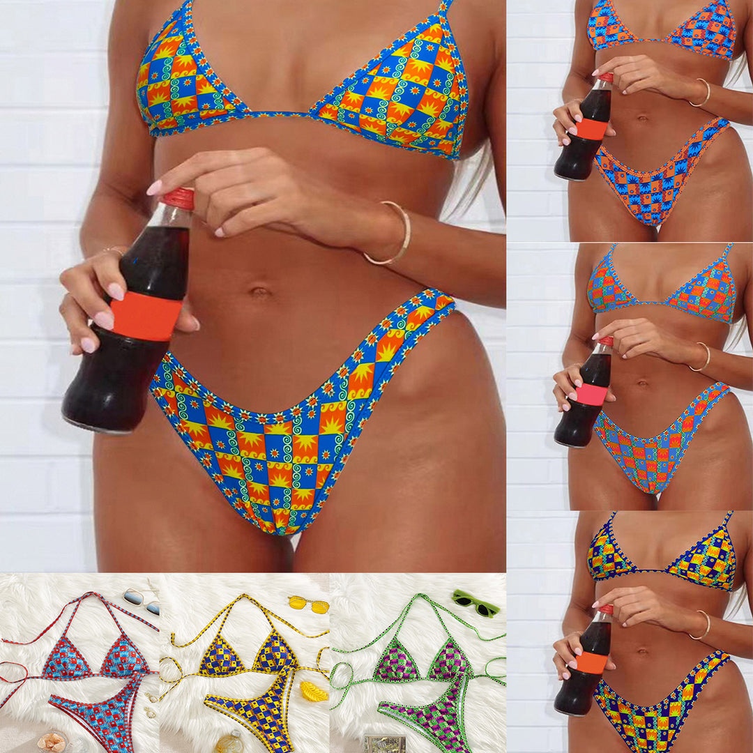 Damen Triangel-Bikini mit aufregendem Streifen-Design Echo Archiv