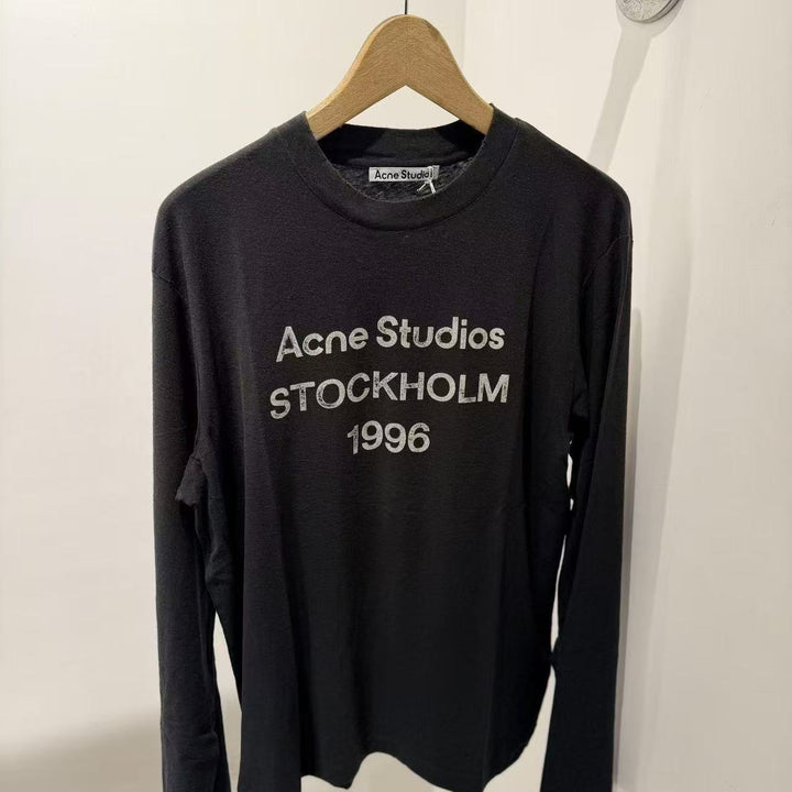 Herren Langarm-Shirt mit Logo‑Print und Rundhalsausschnitt Echo Archiv