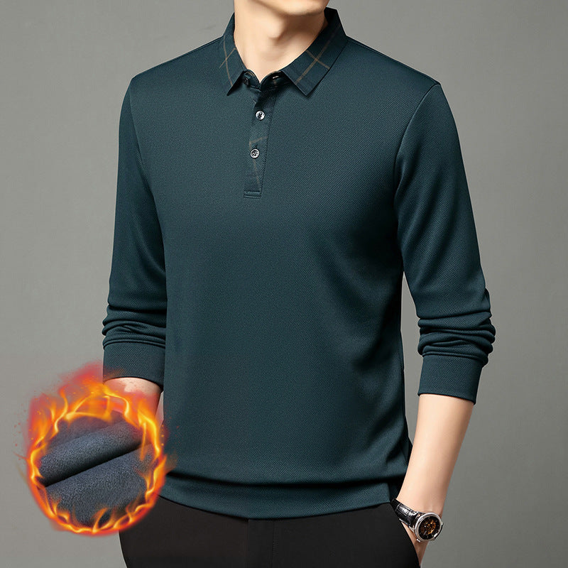 Herren funktionales Poloshirt mit strukturiertem Kragen Echoarchiv