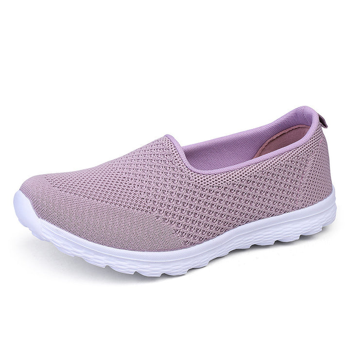 Damen nan leichter gestrickter Schlupfsneaker mit Glitzerfäden, elastischem Einstieg und flexibler Leichtsohle Echo Archiv