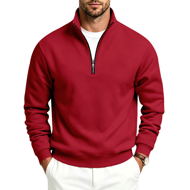 Herren Halbzip-Sweatshirt mit Troyerkragen und weicher Fleece-Innenseite – Norvane