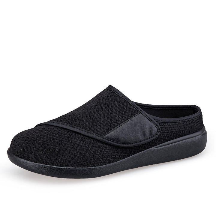 Herren nan orthopädischer Pantoffel mit verstellbarem Klettverschluss, atmungsaktivem Mesh und stoßdämpfender Schaumstoffsohle Echo Archiv