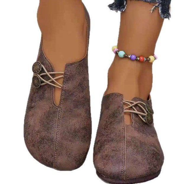 Damen Komfortable und Stilvolle Slipper mit Dekorativen Schnürdetails Echoarchiv