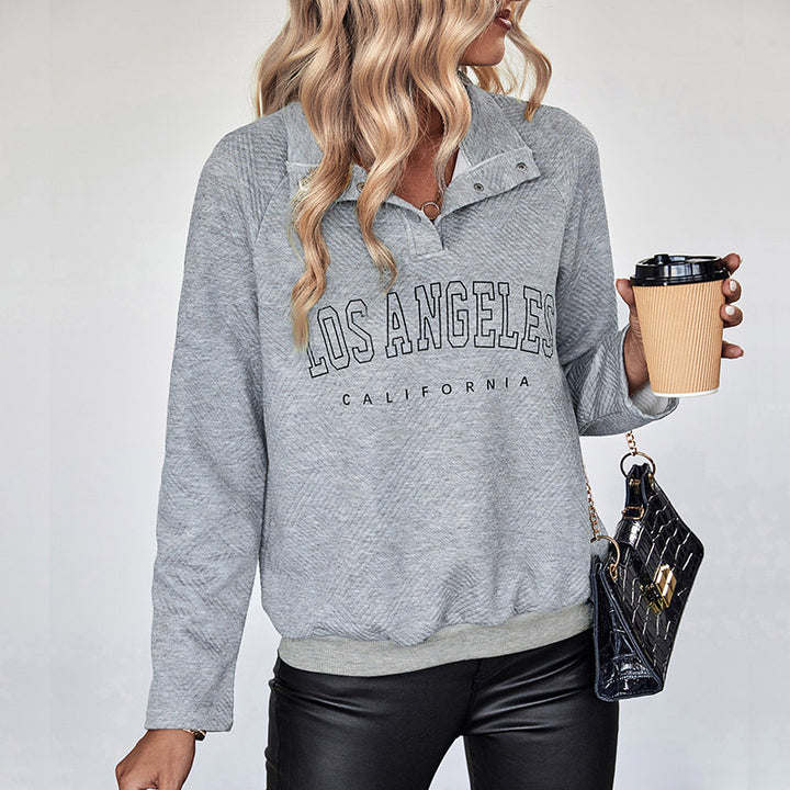 Damen Kuscheliger Pullover mit halb geschlossenem Kragen Echo Archiv