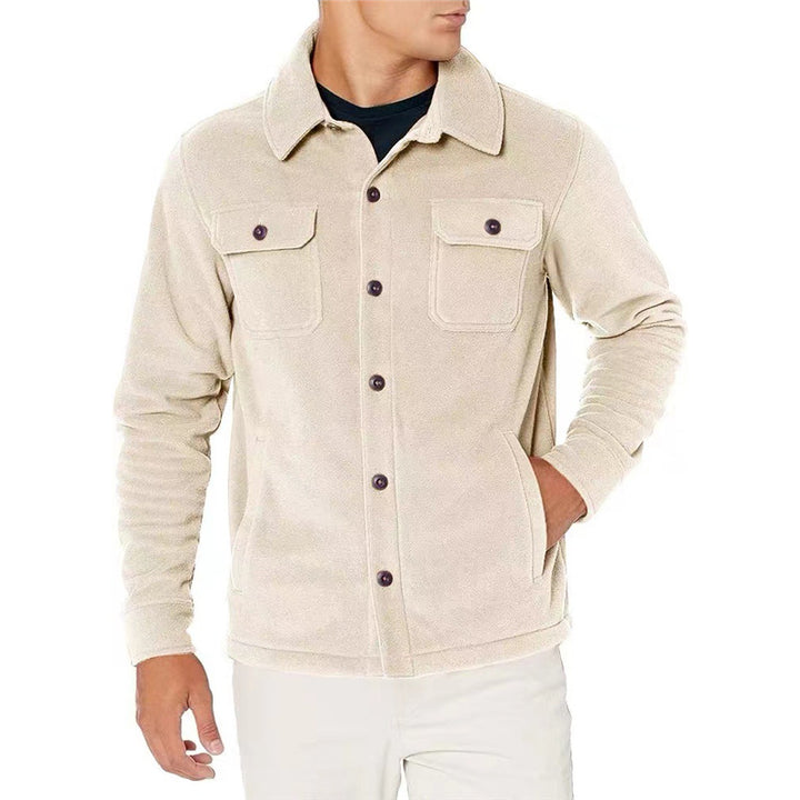 Herren Fleecejacke mit praktischen Taschen Echoarchiv