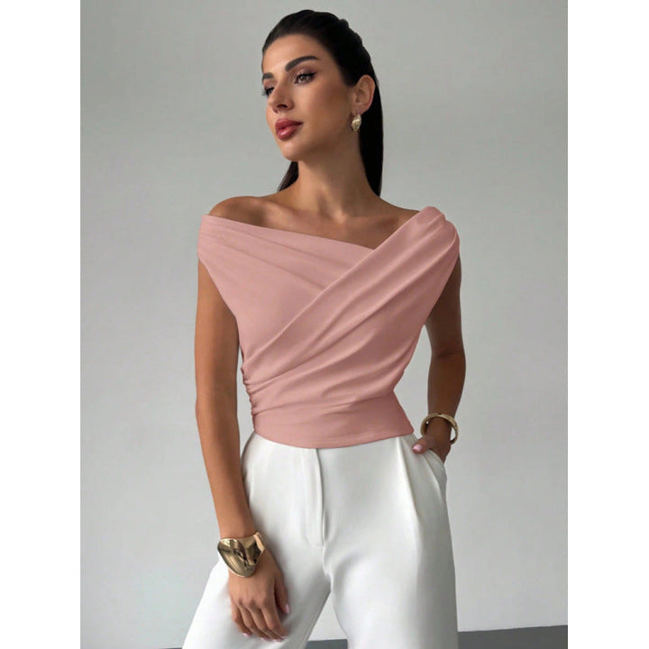 Damen Wickeloberteil mit weichem Stoff und elegantem Design Echoarchiv