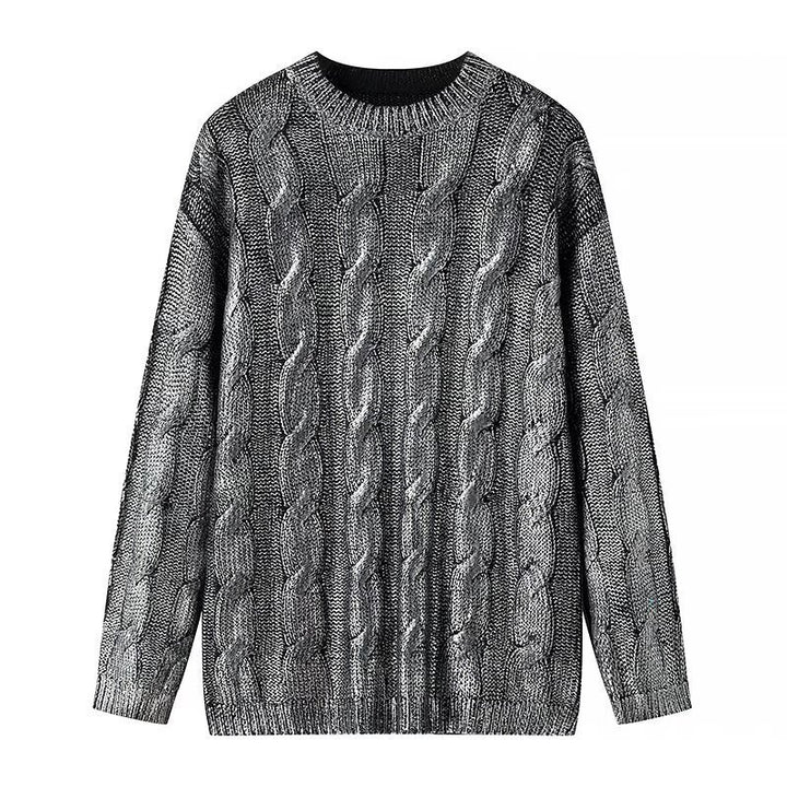Damen Oversize-Zopfstrickpullover mit Rundhals Echo Archiv