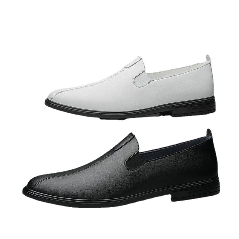 Herren Eleganter Business-Slipper aus Lederoptik mit elastischem Einstieg und dämpfender Komfortsohle Echoarhiv