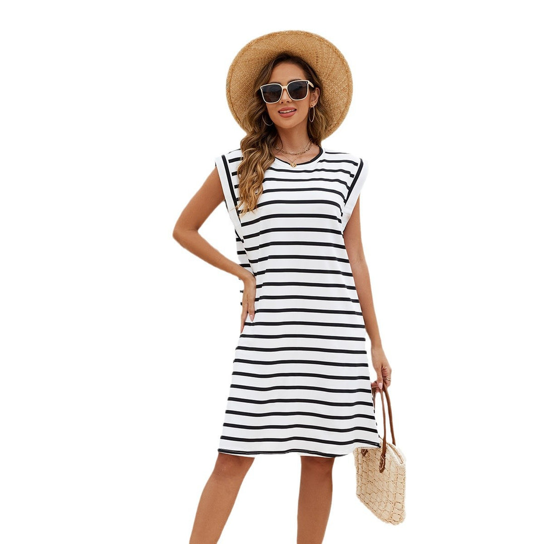 Damen Freizeitkleid mit elegantem Streifenmuster Echo Archiv