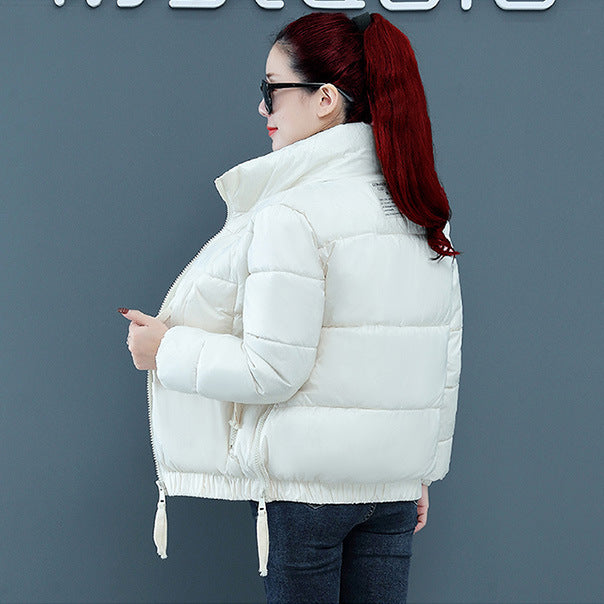 Damen Modische Wattierte Kurzjacke Echoarchiv
