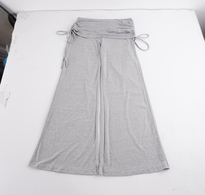 Damen Palazzo-Loungehose mit Raffung-Umschlagbund und Komfortstretch Echo Archiv