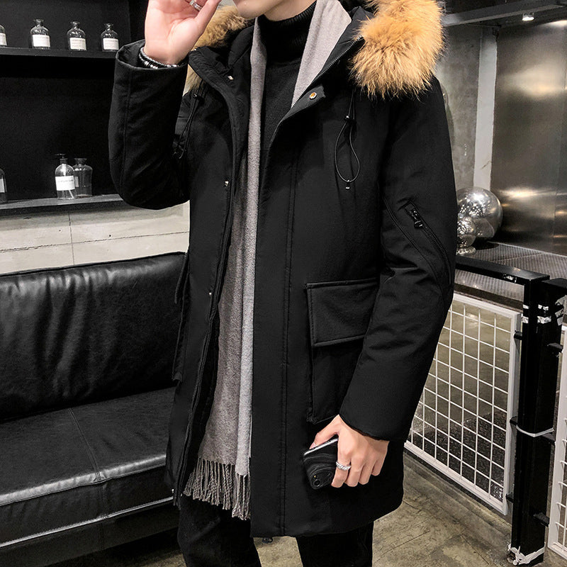 Herren isolierte Winterjacke mit abnehmbarer Kapuze Echoarchiv