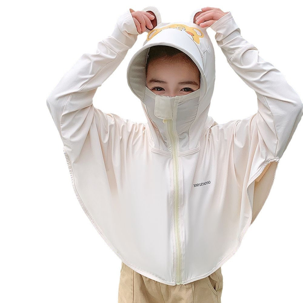 Mädchen multifunktionale UV-Schutzjacke mit Kapuze Echo Archiv