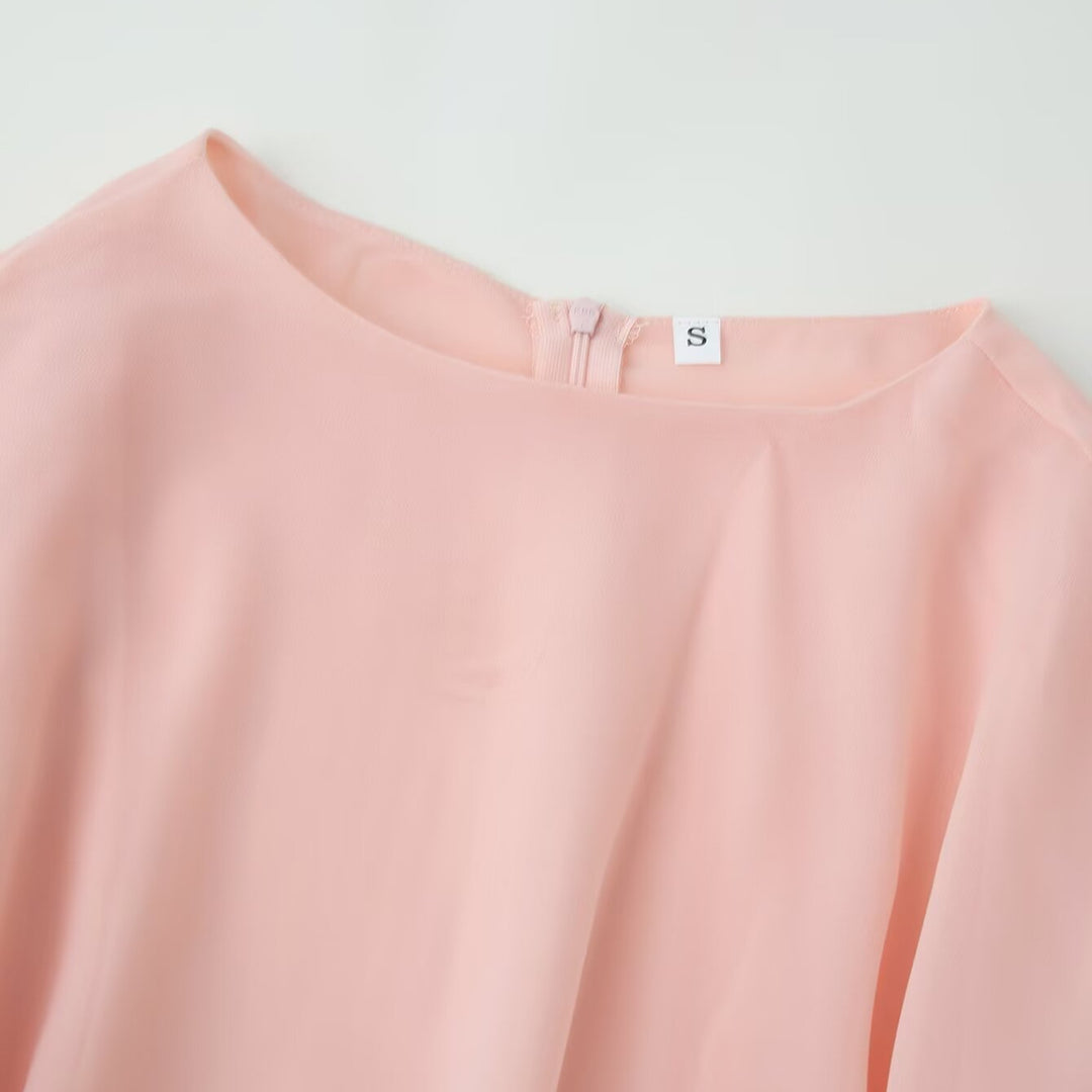 Damen Fließendes Maxikleid mit Cape-Überwurf und mehrlagigem Chiffon-Top Echo Archiv