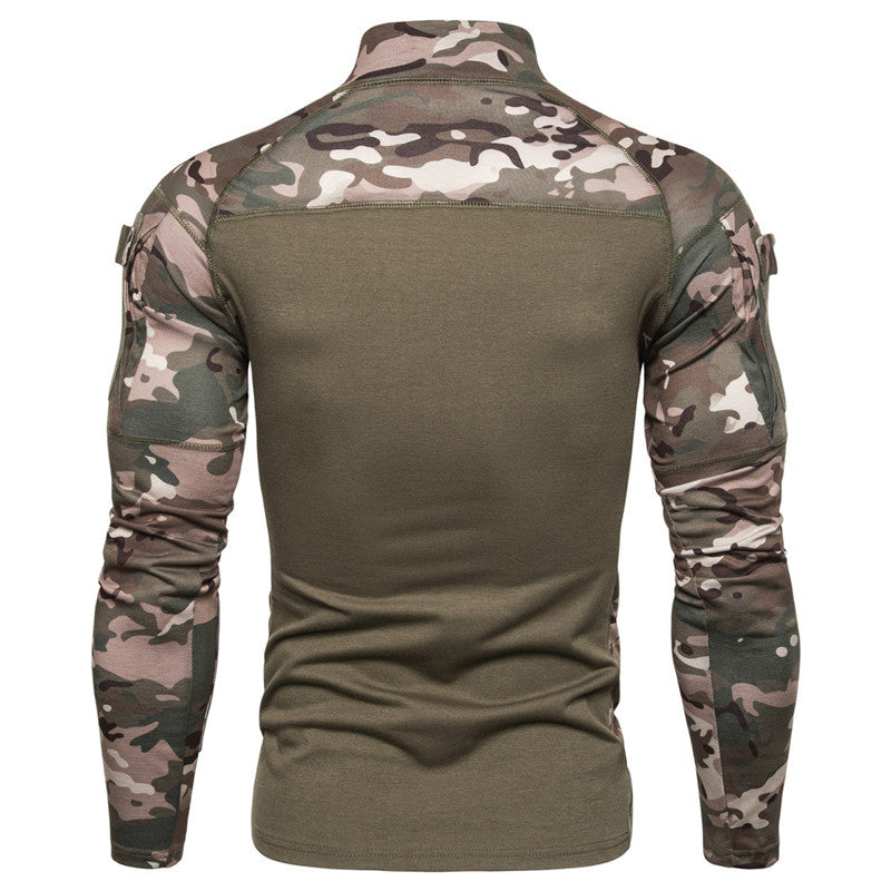 Herren Funktionsshirt mit Stehkragen und Reißverschluss Echoarchiv