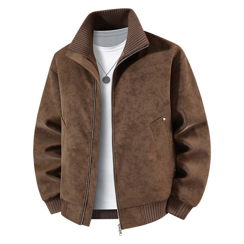 Herren Elegante und stilvolle Kunstlederjacke Echo Archiv