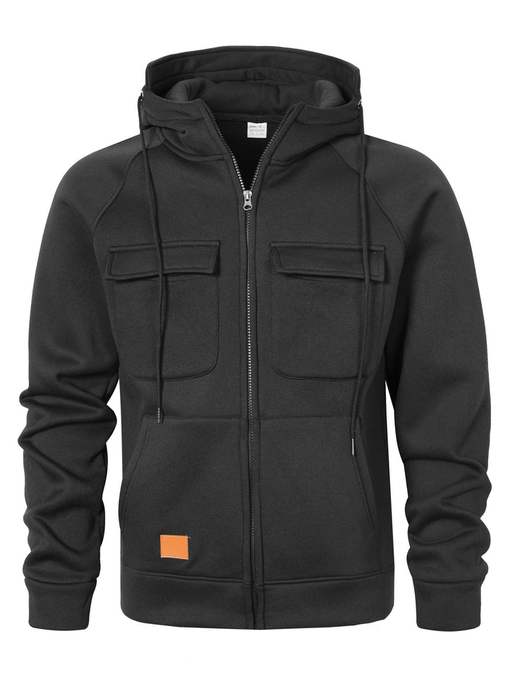 Herren Kapuzenjacke mit praktischen Taschen und modischem Design Echoarchiv