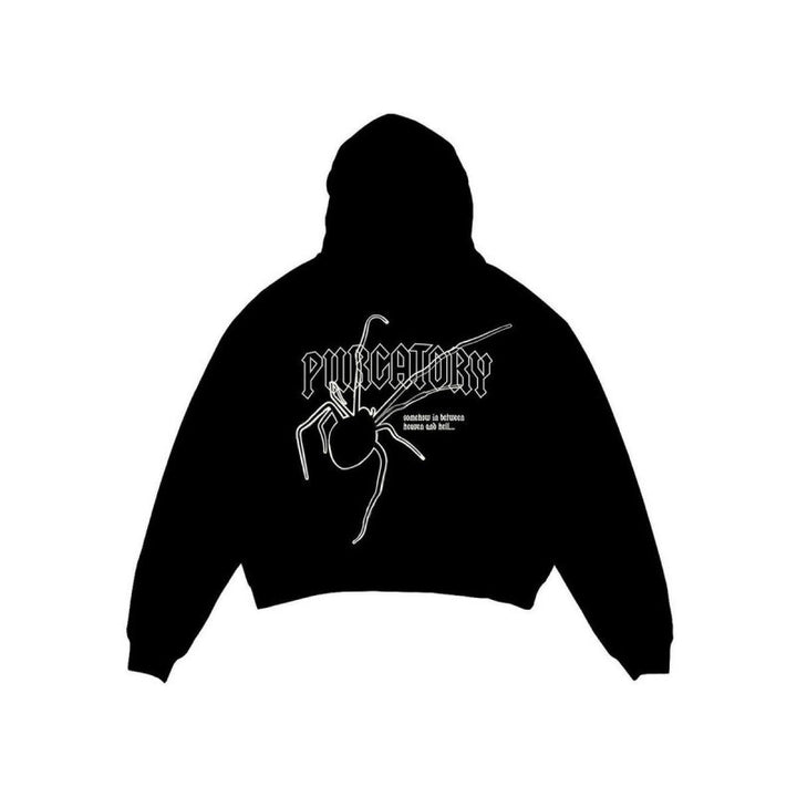 Unisex nan Kapuzensweatshirt mit Used-Frontdruck und Kängurutasche Echo Archiv