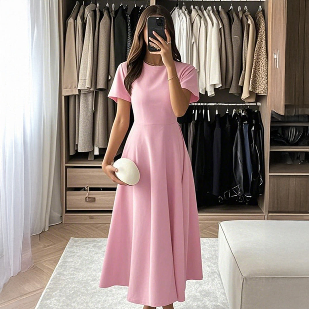 Damen Midikleid mit elegantem Schnitt und weiten Ärmeln Echo Archiv