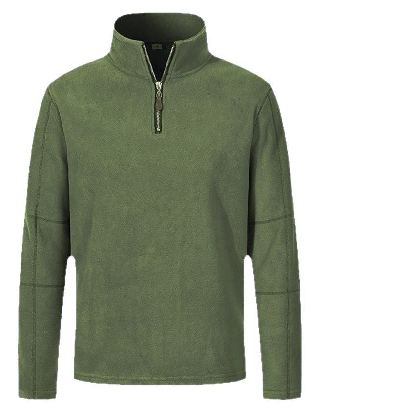Herren Fleecejacke mit hohem Kragen und praktischem Reißverschluss Echoarchiv