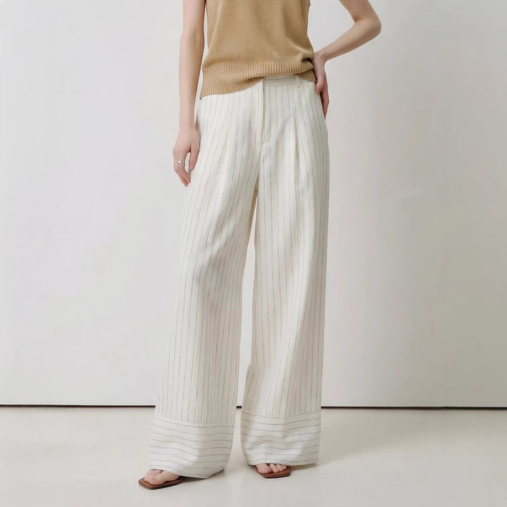 Damen Weite Streifenhose Echo Archiv