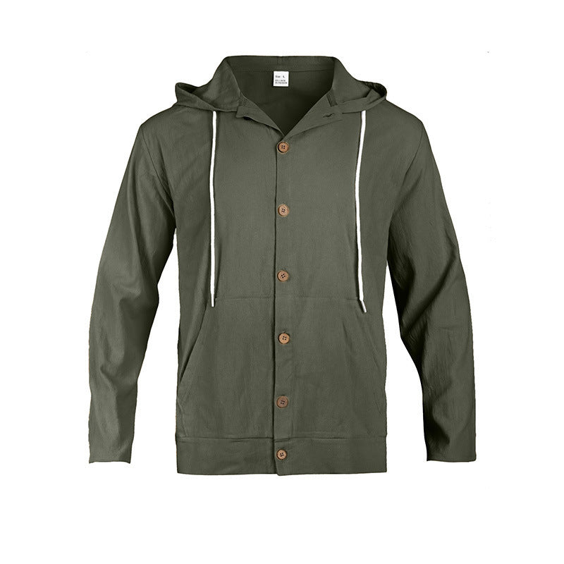 Herren Leichte Kapuzenjacke mit praktischen Taschen Echo Archiv