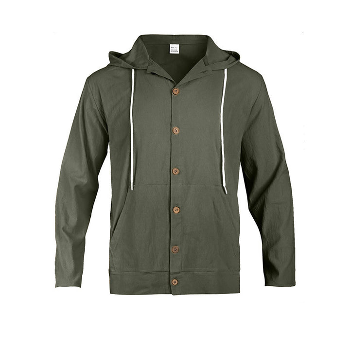 Herren Leichte Kapuzenjacke mit praktischen Taschen Echo Archiv