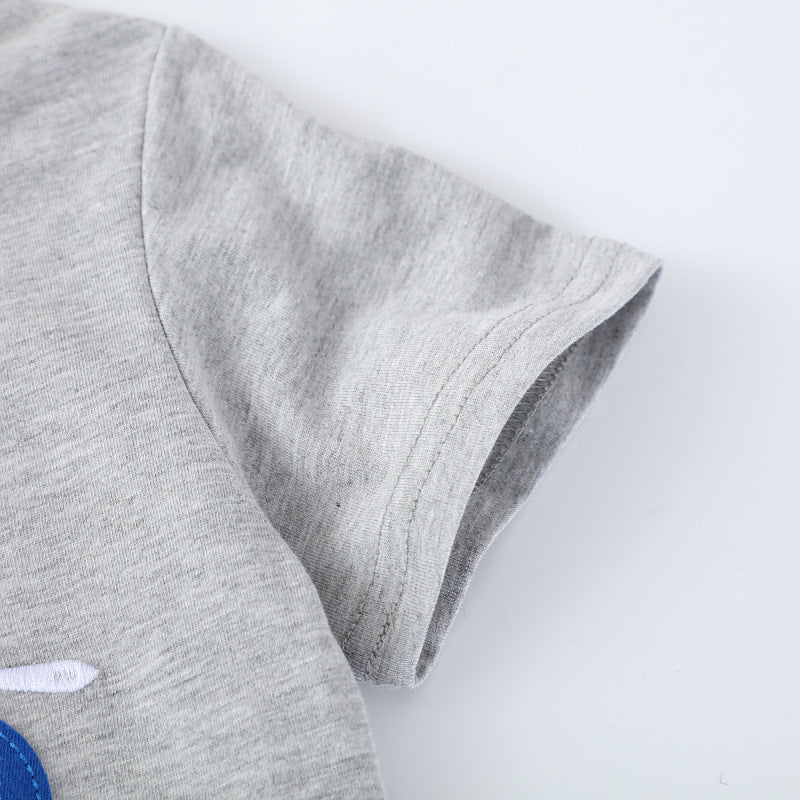 Jungen T-Shirt mit buntem Baumaschinen-Motiv Echo Archiv