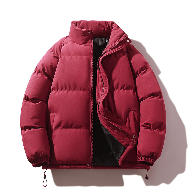 Unisex Wattierte Steppjacke aus Daunenimitat mit hohem Kragen und Kordelzug Echo Archiv