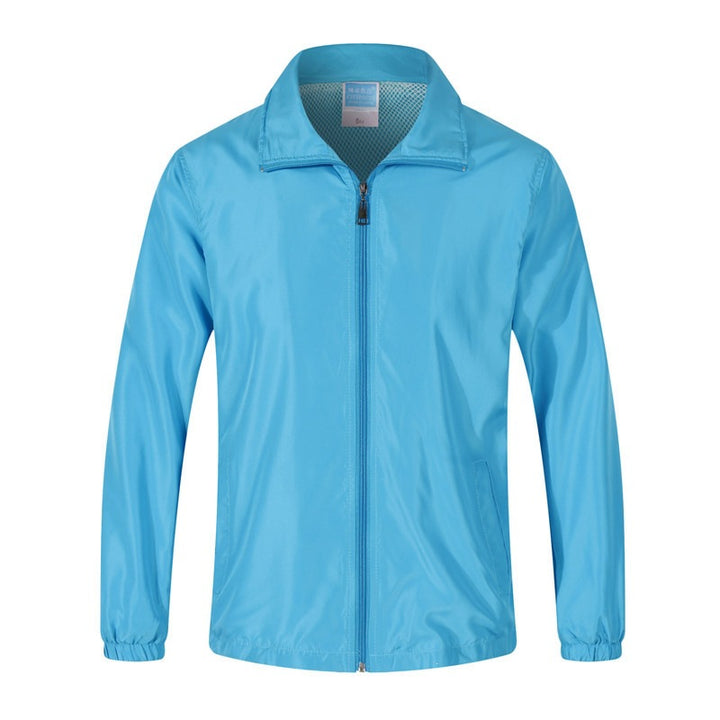 Herren Leichte Windjacke mit Mesh-Innenfutter, Stehkragen & elastischem Saum Echo Archiv