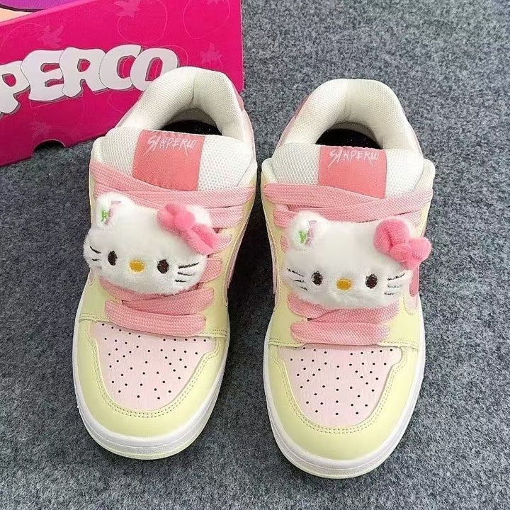Damen Sportliche Sneakers mit niedlichem Tierdesign Echo Archiv