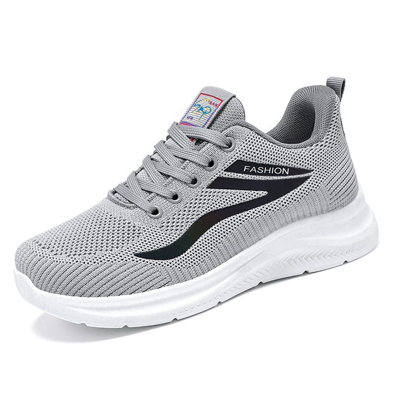 Damen nan ultraleichter Strick-Fitness-Sneaker mit nahtlosem Atmungsnetz, stoßdämpfender EVA-Wabenlaufsohle und verstärkter Zehenkappe Echo Archiv